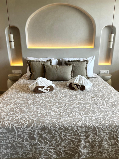 Bedroom 1, Calliopes by the sea boutique suites, Central Macedonia