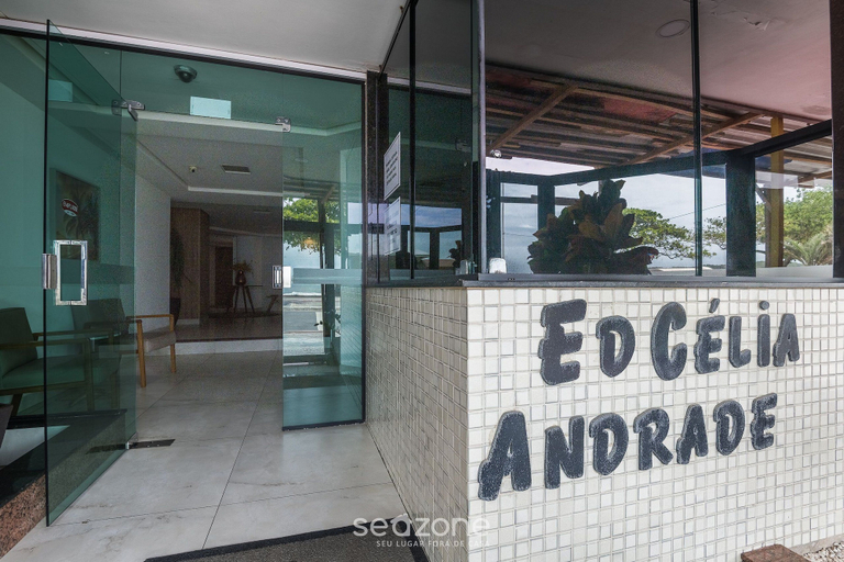 Exterior detail, Aptos. em prédio à beira-mar na Praia do Morro - CEAs, Guarapari