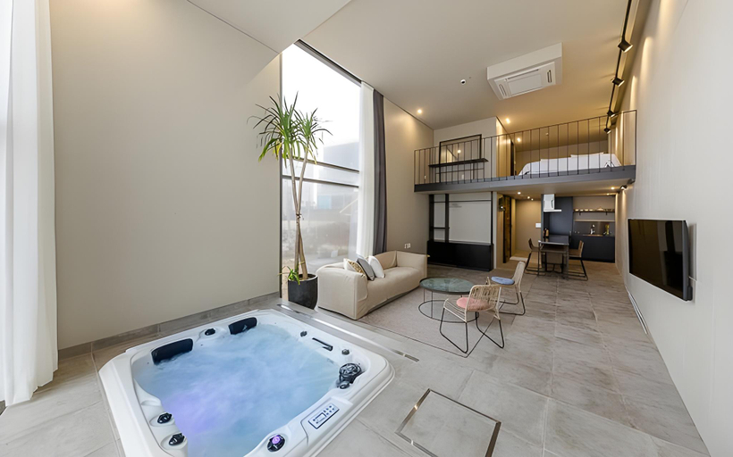 Bathroom, Byeonsan Barahan Pension, Buan