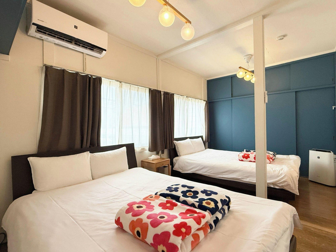 Bedroom 4, Tabisai House, Fukuoka