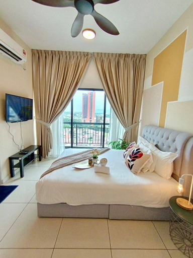 Bedroom 4, Skyline Suites l The Horizon Ipoh by Grab A Stay l 1-8pax, Kinta