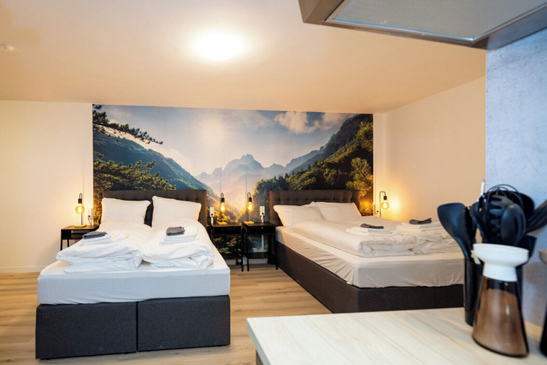 Bedroom 3, Moderne Apartments in der Innenstadt, Würzburg
