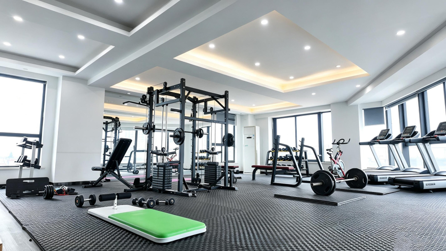 Fitness facility, Lake Tai Retreat, Huzhou