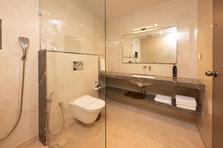 Bathroom 4, Fortune Plaza hotel, Udupi