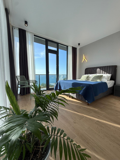 Bedroom 2, Modern Villa - infinity pool & Panoramic Sea View, Batumi