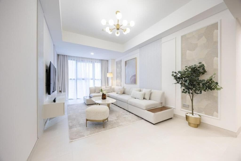 Living area 3, Bloomfields 3BR Radiant Boulevard, Abu Dhabi City