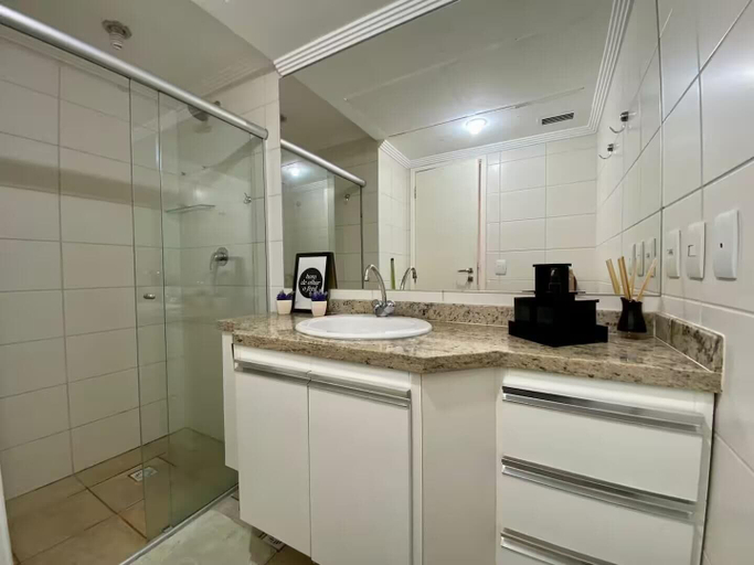 Bathroom 3, SHB Moderno e Sofisticado Frente a Praia, Santos