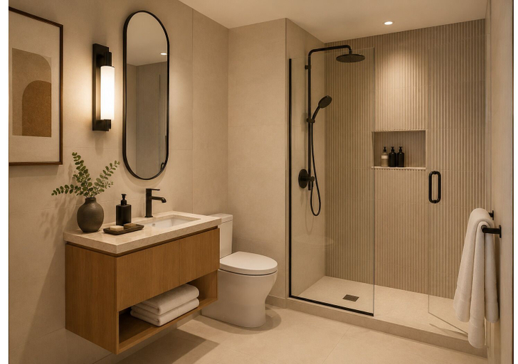 Bathroom, Grandline City Hotel, Toronto