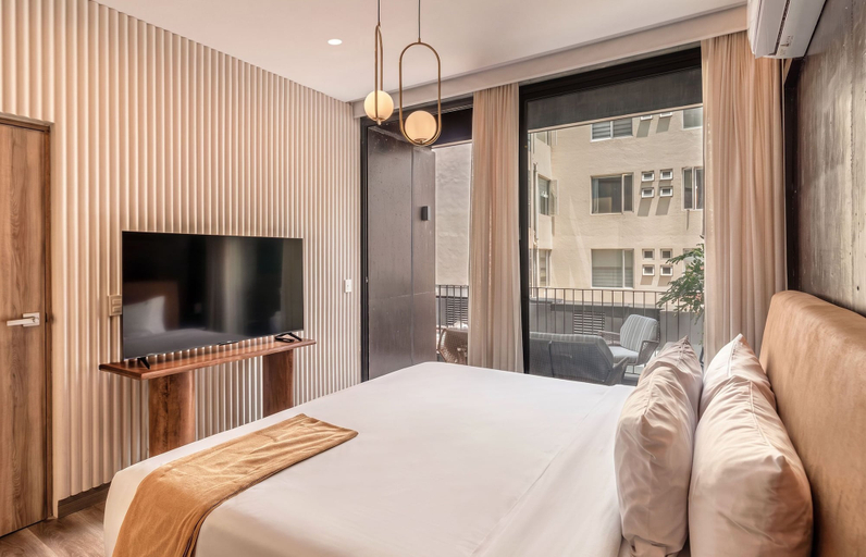 Room 3, San Luis by Kukun Apartments, Mexico City