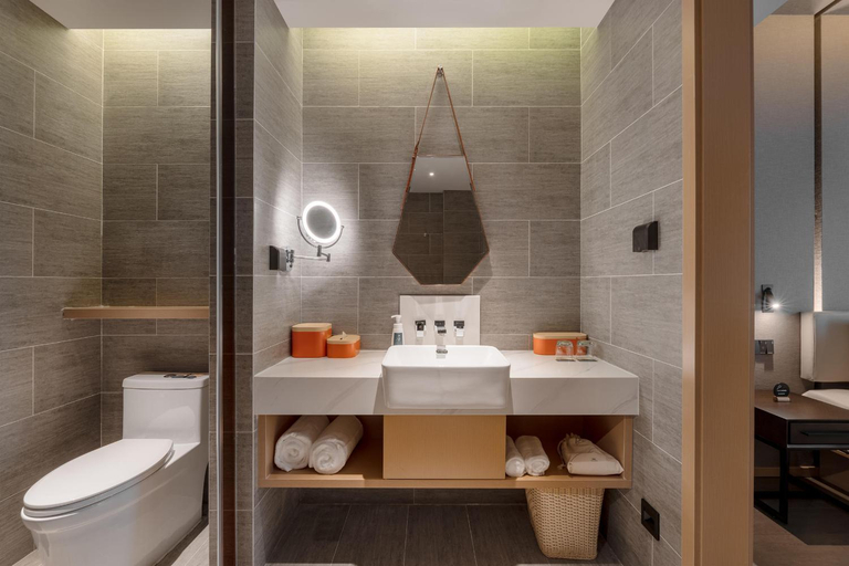 Bathroom 3, Atour Hotel Xi'an Hi-tech 3rd Road Software Zone, Xi'an