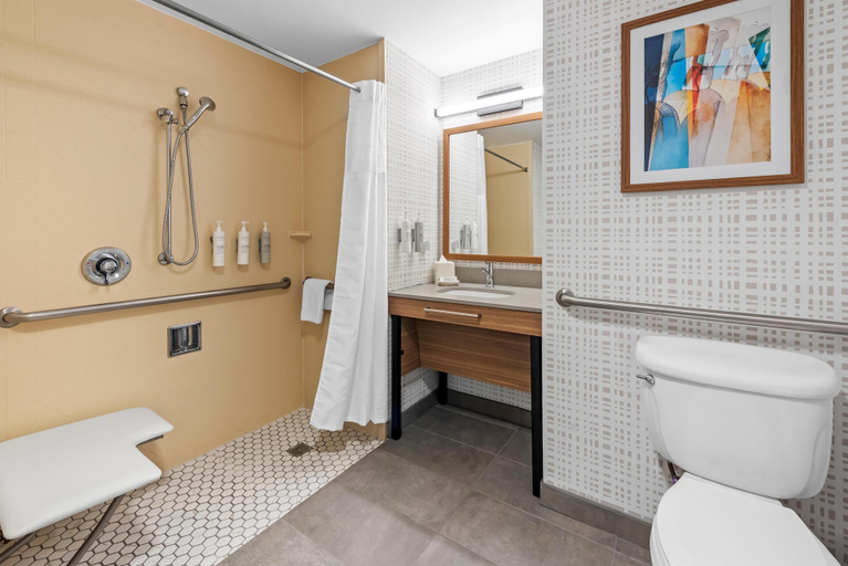 Bathroom 4, Hampton Inn & Suites National Harbor - Alexandria Area, Prince George's