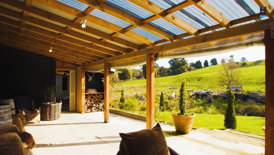 Terrace/patio, The Black Barn At Puketitiri, Hastings