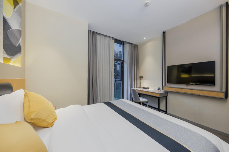 Bedroom 2, Home Inn Style Shanghai Pujiang Lianhang Road Metro Station, Shanghai