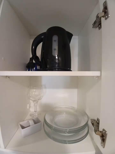 Coffee and/or coffee maker, SHB - Flat vista mar no Boqueirão, Santos