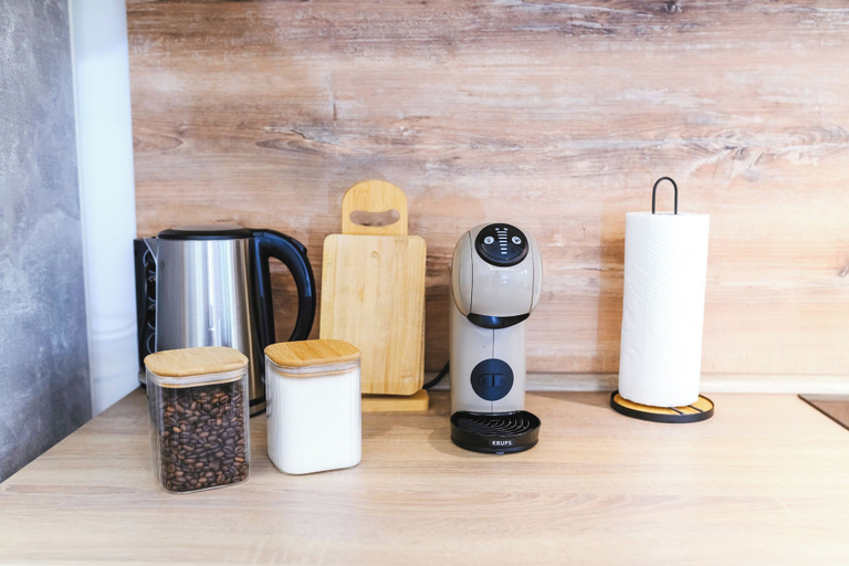 Coffee and/or coffee maker, Sanbaldo 1BR Terrace Apartment Koper, Koper