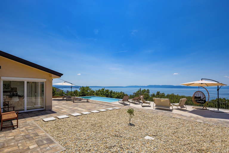 Terrace/patio 4, Holiday Home Elora Seaview Private Pool And Garden, Kostrena