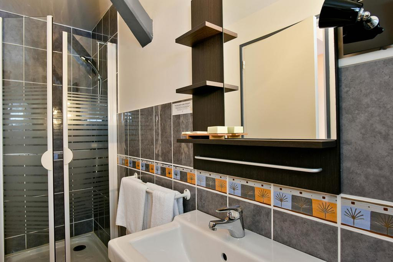 Bathroom 4, Logis Hôtel De France, Landes