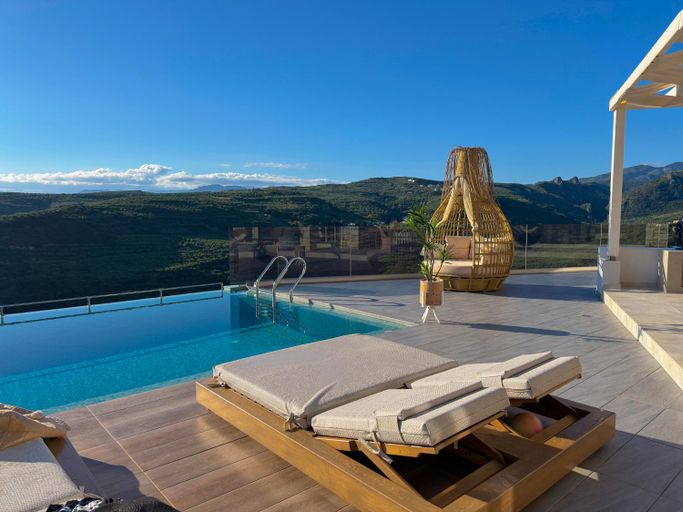 Sport & Beauty 2, Paleokastro Villas with Private Heated Pool, Top Views - Next To Center - Top WiFi, Crete