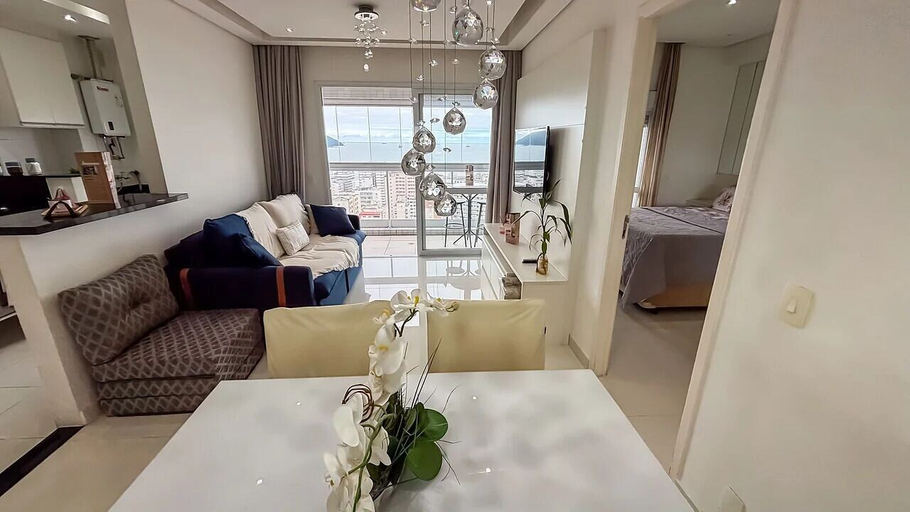 Room 3, SHB Requinte com Vista Mar e Piscina, Santos