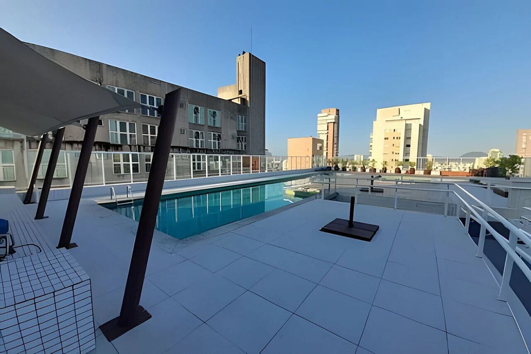 Pool 2, SHB Requinte com Vista Mar e Piscina, Santos