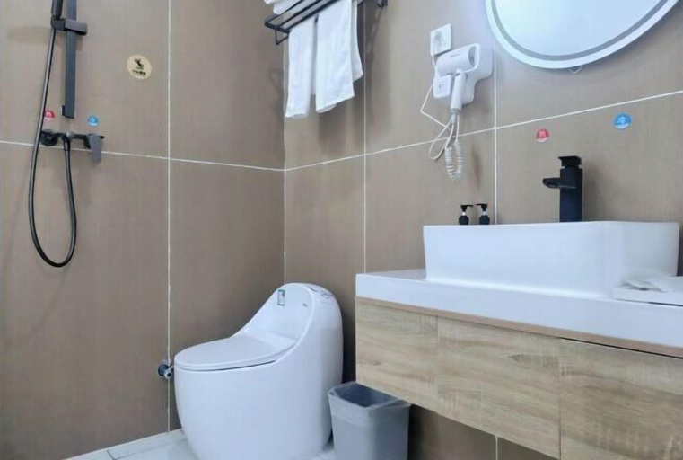 Bathroom 3, Shangyou Express Hotel, Langfang