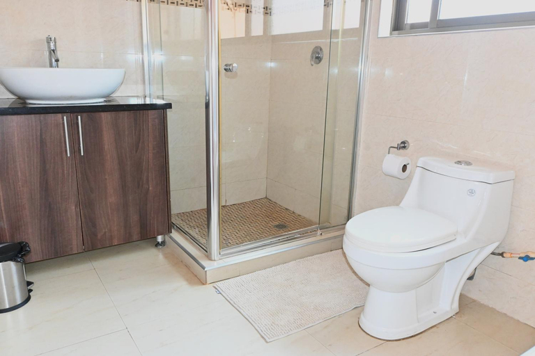 Bathroom 4, Nisha Serviced Apartments, Lusaka