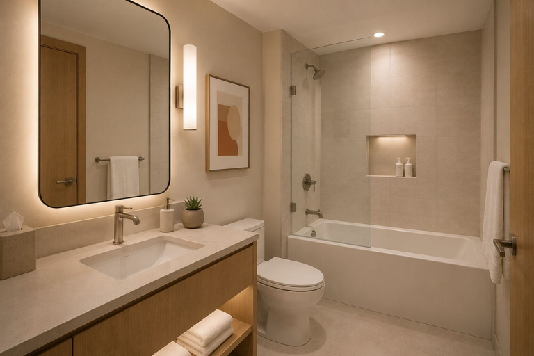Bathroom, Bellmont Park Hotel, Toronto