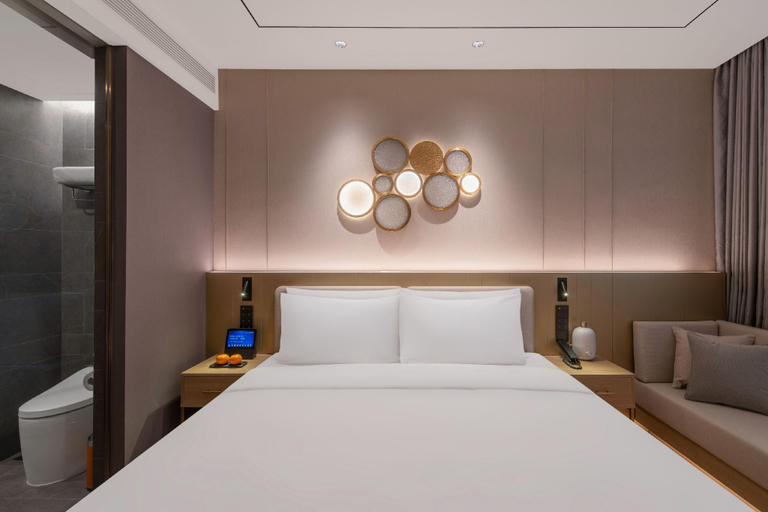 Bedroom 1, Orange Hotel Yining Hanbin Park, Ili Kazakh
