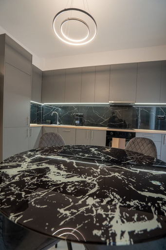 In-room dining 5, Brand New Spacious 3BR Apartment, Attica