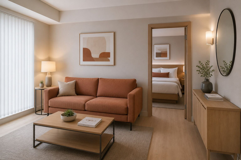 Living area, Bellmont Park Hotel, Toronto