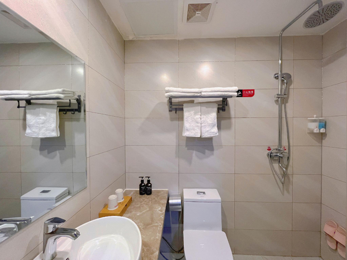 Bathroom 3, City 118 Selected Hotel Rizhao Railway Station Wanpingkou, Rizhao