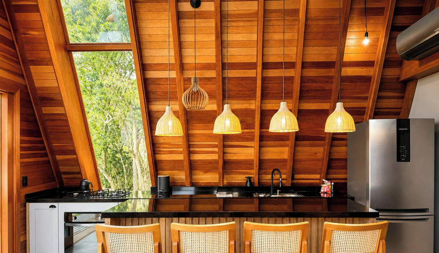 Private kitchen 3, Chalés da Lagoa - Imaruí/SC, Imaruí