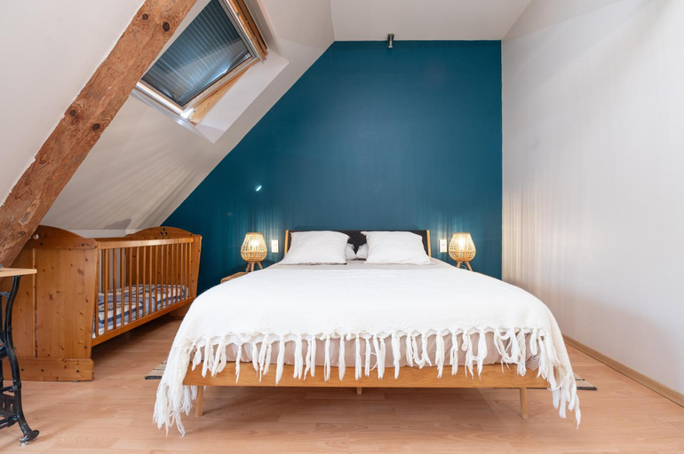 Bedroom 2, La Longere d'Arzou, chambres d'hotes, Morbihan