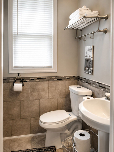 Bathroom 2, Diamond Crown Loft, Philadelphia