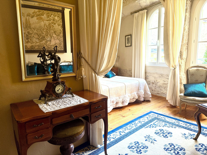 Bedroom 2, Chateau de Murviel, Hérault