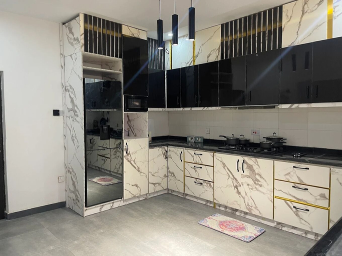 Private kitchen 3, Quantum Havens Apartment, Akure North