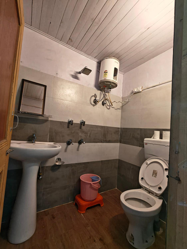 Bathroom, Pulga Inn, Kullu