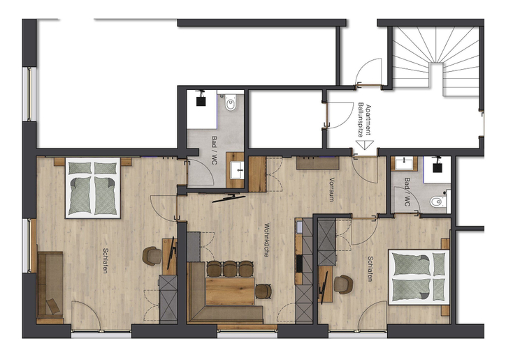 Floor plan 4, Maashof, Landeck