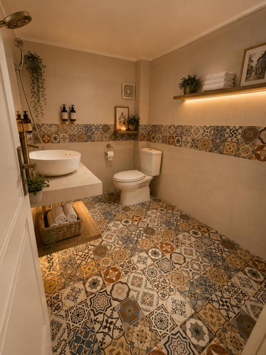 Bathroom 3, Old Quarter Artist House 5BR Perfect for Group by Anamoi Villa, Hoàn Kiếm