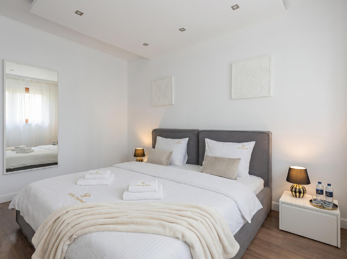 Bedroom 2, Golden Apartments – Browary Warszawskie | Elegant & Cozy in Central Warsaw, Warsaw