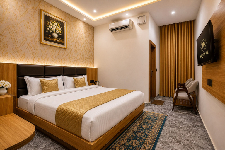 Bedroom 4, Hotel JB Square Ayodhya Near Ram Mandir, Airport & Ayodhya Cantt, Faizabad