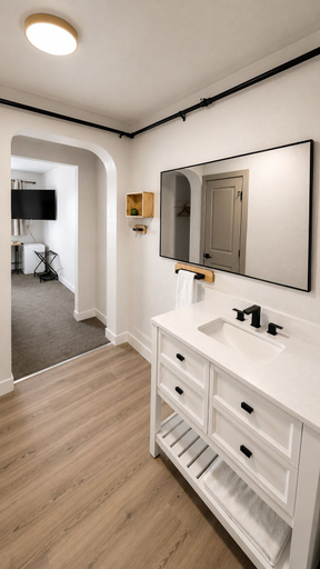 Bathroom 3, Highliner Suites Hotel, Anchorage