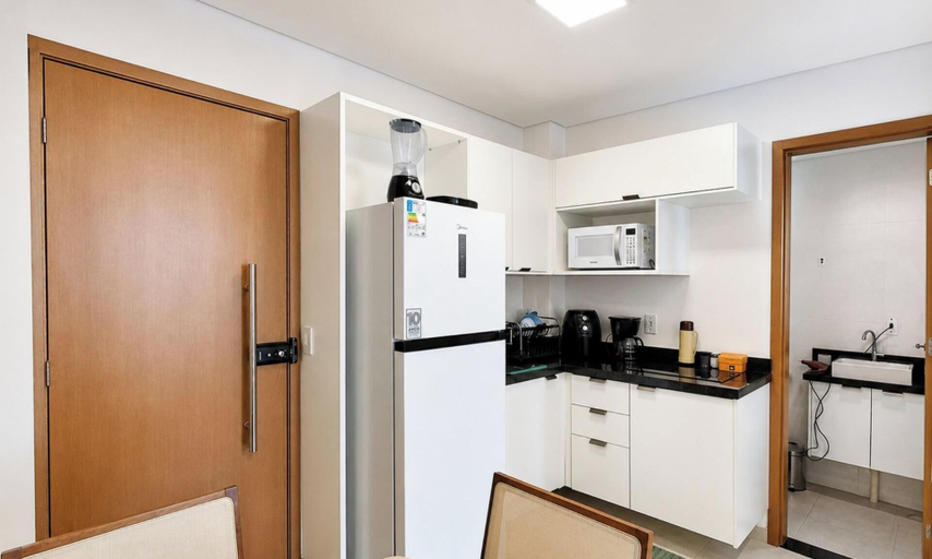 Private kitchen 4, Flat Miray Exclusive com Piscina, Tamandaré