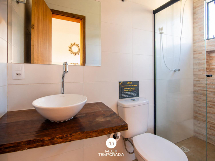 Bathroom 2, Lugar ao Sol - Flats - Praia do Rosa - SC, Imbituba