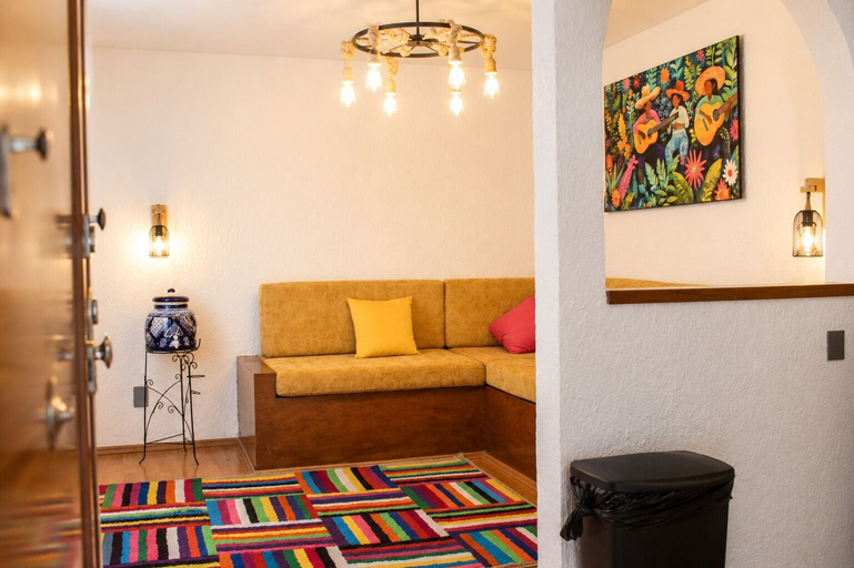 Living area 5, El Rincon Mexicano Polanco by RUZ, Mexico City
