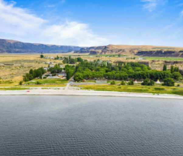 Aerial view, Smokiam RV Resort, Grant
