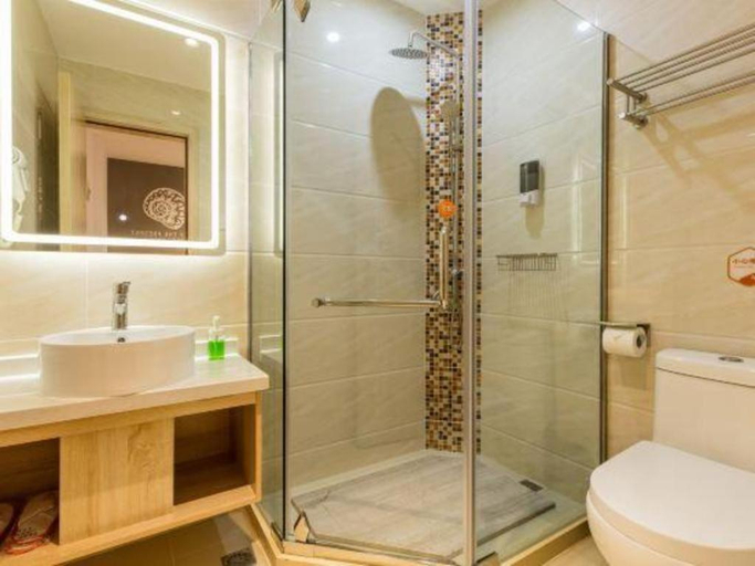 Bathroom 3, Shell Shanghai Yangpu District Pingliang Road Binjiang Hotel, Shanghai