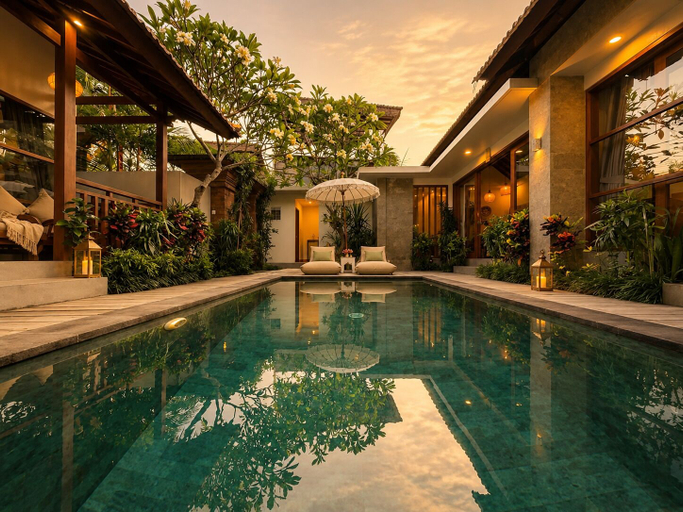 Pool 4, Pavilion Pool Villa. Walk to Beach, Badung