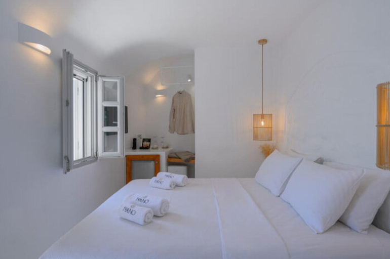 Bedroom 3, Beautiful Santorini Villa 1 Bedroom Villa Blissful Retreat Breathtaking, South Aegean