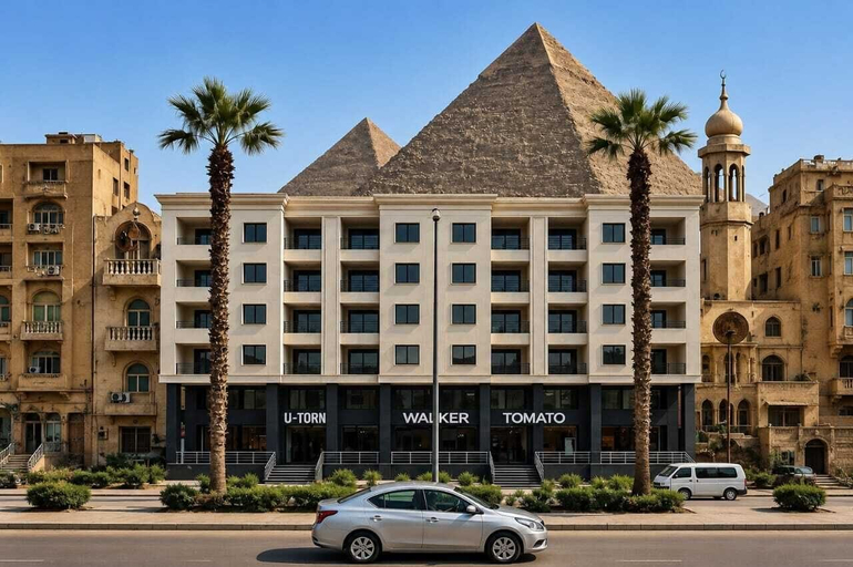 Exterior & Views 2, Grand Pyramids Hotel, Al-Ahram
